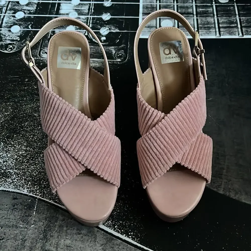 NEW DV Platform Sandal